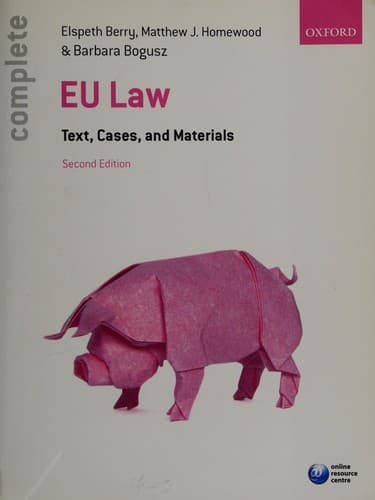 Cover image for Complete EU law