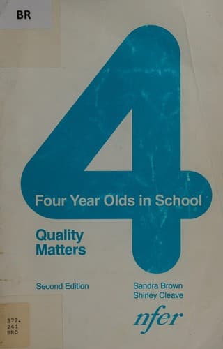 Cover image for Four year olds in school
