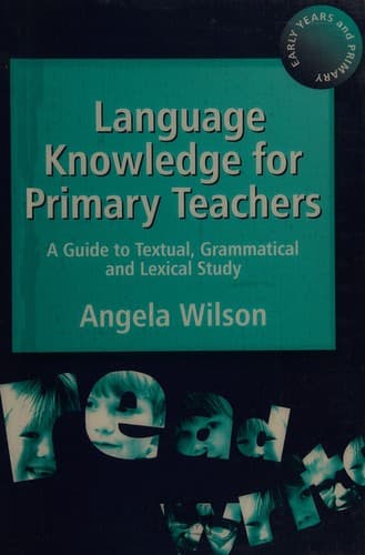 Cover image for Language knowledge for primary teachers
