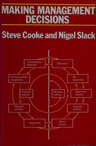 Cover image for Making management decisions