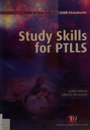 Cover image for Study skills for PTLLS