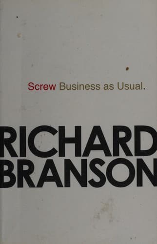 Cover image for Screw business as usual