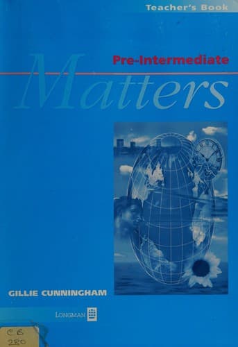 Cover image for Pre-intermediate Matters (MATT)