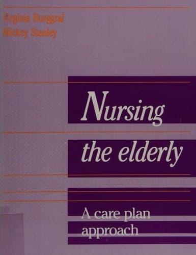 Cover image for Nursing the elderly