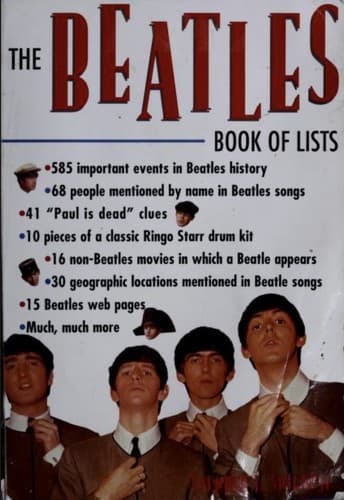 Cover image for The Beatles Book Of Lists