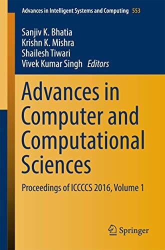 Cover image for Advances in Computer and Computational Sciences
