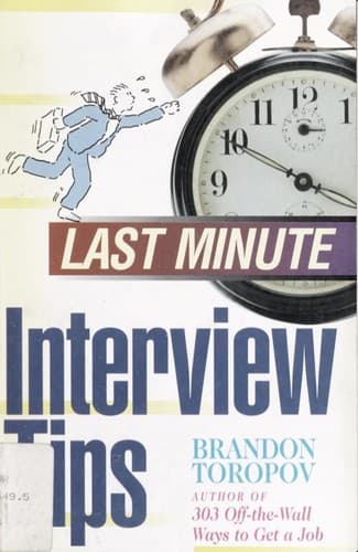 Cover image for Last minute interview tips