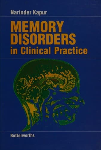 Cover image for Memory disorders in clinical practice