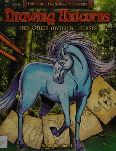 Cover image for Drawing unicorns and other mythical beasts