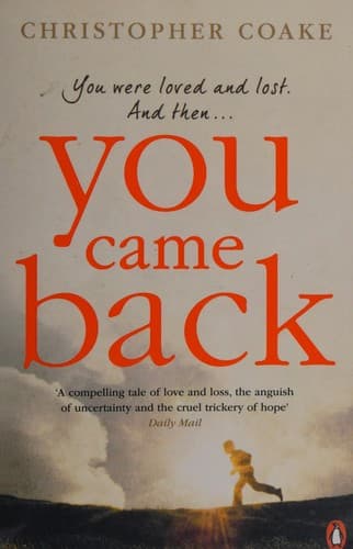 Cover image for You came back