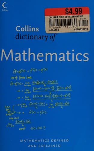 Cover image for Collins dictionary of mathematics