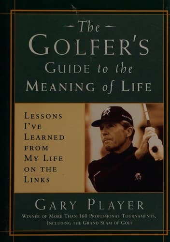 Cover image for The golfer's guide to the meaning of life