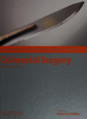 Cover image for Colorectal surgery