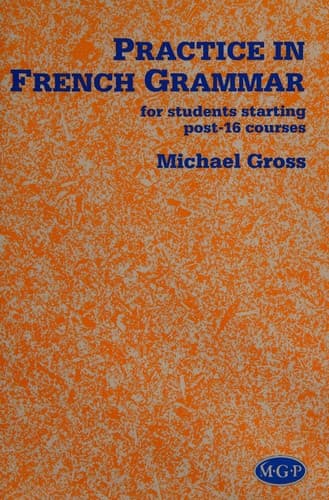 Cover image for Practice in French grammar