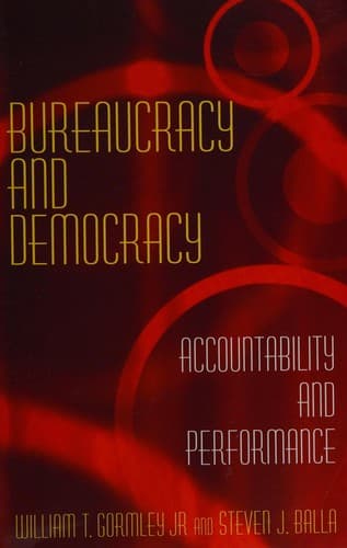 Cover image for Bureaucracy and democracy