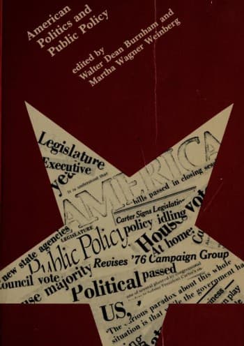 Cover image for American politics and public policy