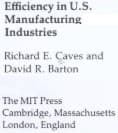 Cover image for Efficiency in U.S. manufacturing industries