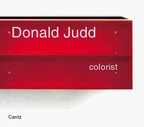 Cover image for Donald Judd