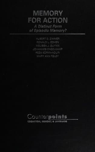 Cover image for Memory for action