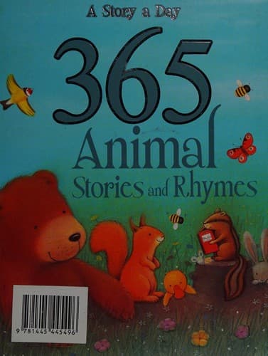 Cover image for 365 animal stories and rhymes