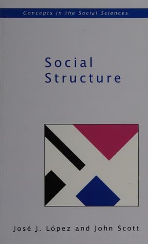 Cover image for Social structure
