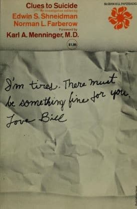 Cover image for Clues to suicide