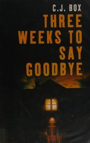 Cover image for Three weeks to say goodbye