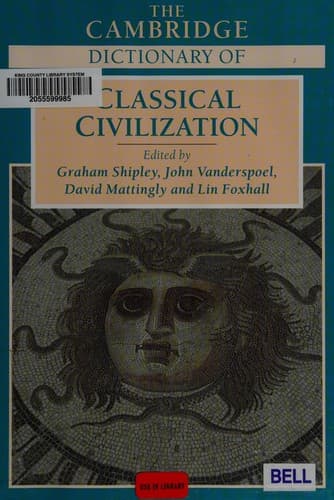 Cover image for The Cambridge dictionary of classical civilization