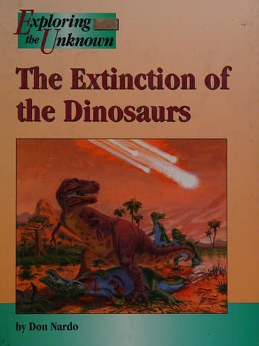 Cover image for The extinction of the dinosaurs