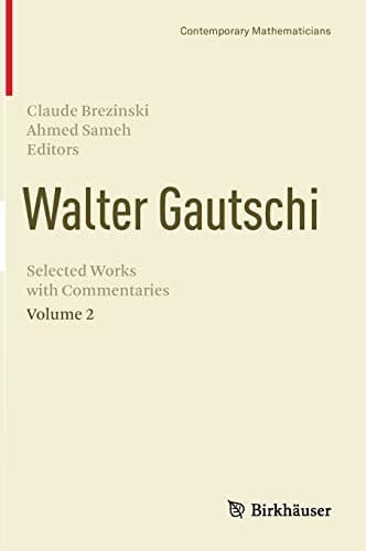 Cover image for Walter Gautschi, Volume 2