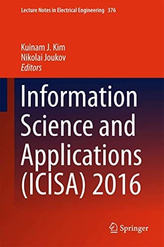 Cover image for Information Science and Applications  2016