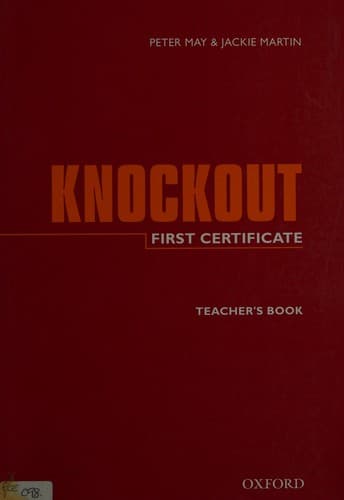 Cover image for First Certificate Knockout