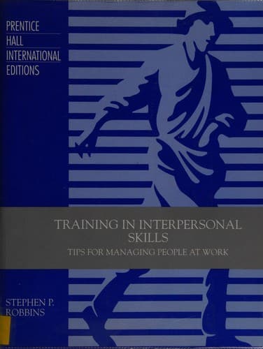 Cover image for Training in interpersonal skills