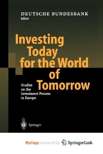 Cover image for Investing Today for the World of Tomorrow