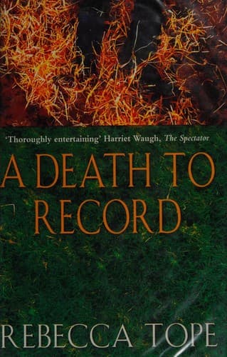 Cover image for A death to record