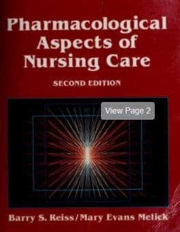Cover image for Pharmacological aspects of nursing care
