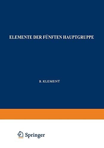 Cover image for Elemente der Fünften Hauptgruppe