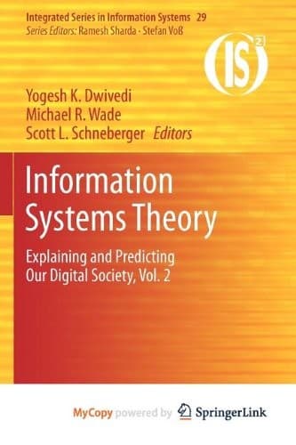 Cover image for Information Systems Theory