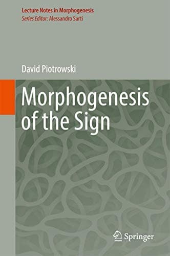 Cover image for Morphogenesis of the Sign