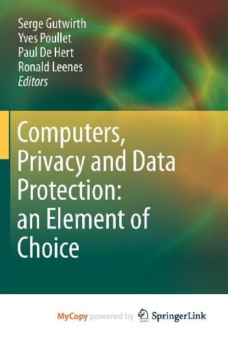 Cover image for Computers, Privacy and Data Protection