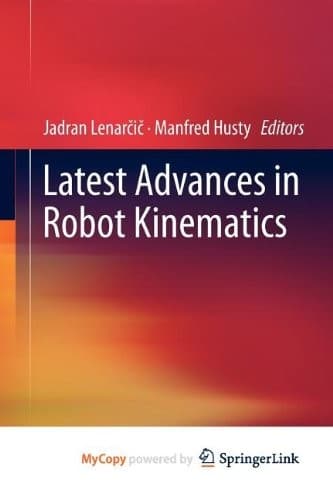 Cover image for Latest Advances in Robot Kinematics