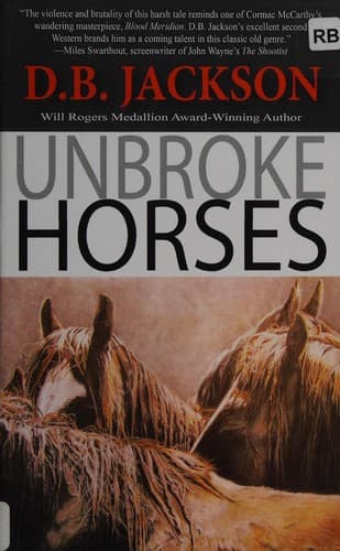 Cover image for Unbroke horses