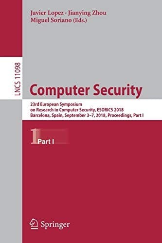 Cover image for Computer Security