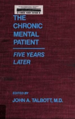 Cover image for The Chronic mental patient