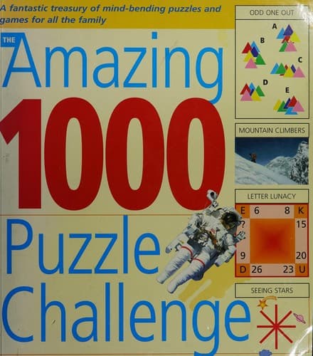 Cover image for The amazing 1000 puzzle challenge