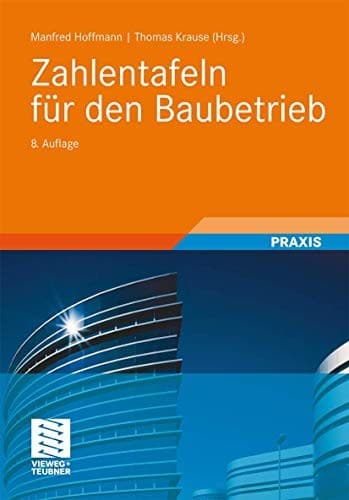 Cover image for Zahlentafeln für den Baubetrieb