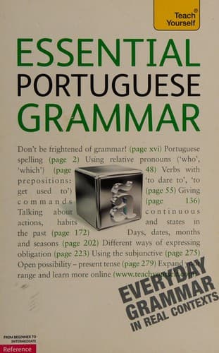 Cover image for Essential Portuguese grammar