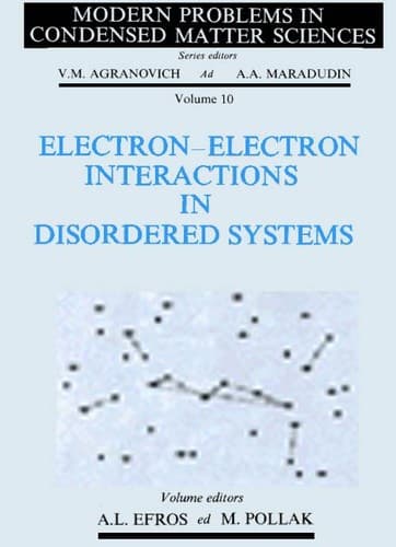 Cover image for Electron-electron interactions in disordered systems