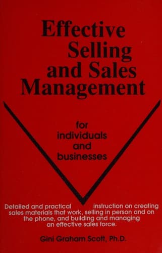 Cover image for Effective selling and sales management