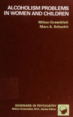 Cover image for Alcoholism problems in women and children